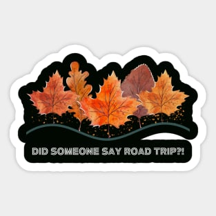 Fall Leaves Sticker